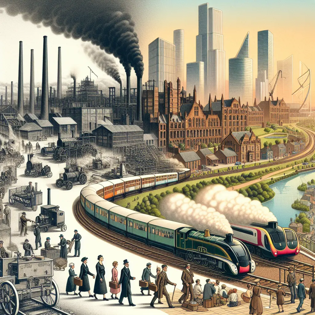 Representation of The Legacy of British Industrial Revolution on Modern UK Infrastructure