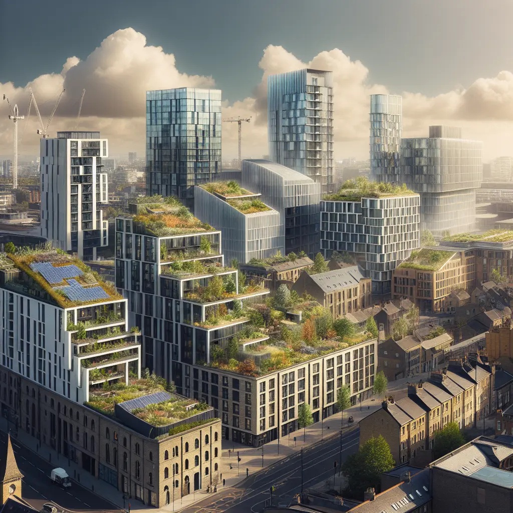 Representation of The Rise of Eco-Friendly Architecture in the UK