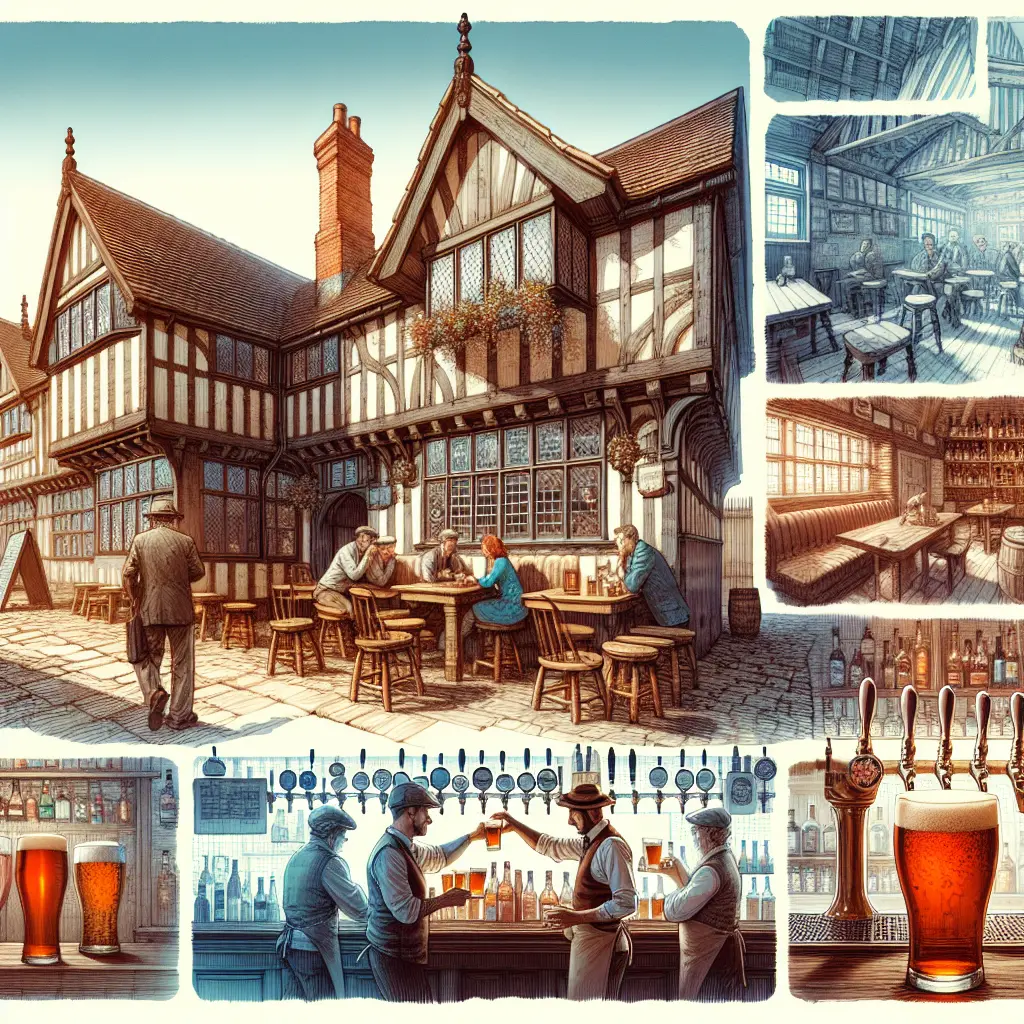 Representation of The History and Influence of British Pubs