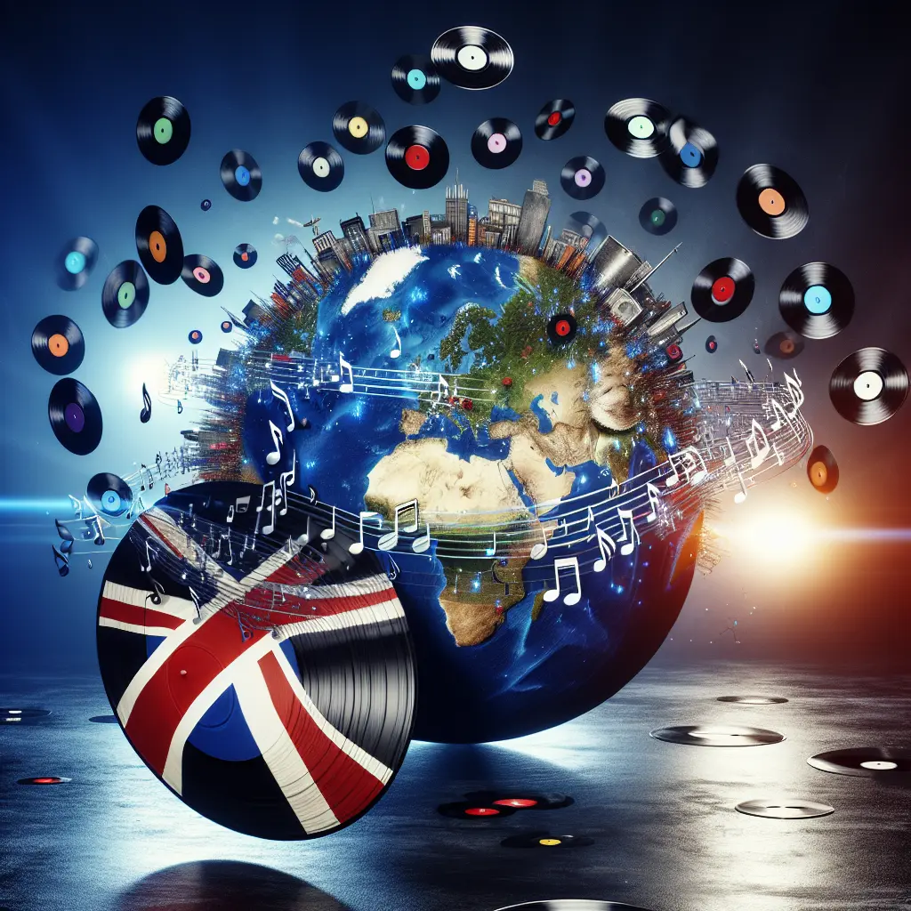 Representation of The Influence of British Music on Global Culture