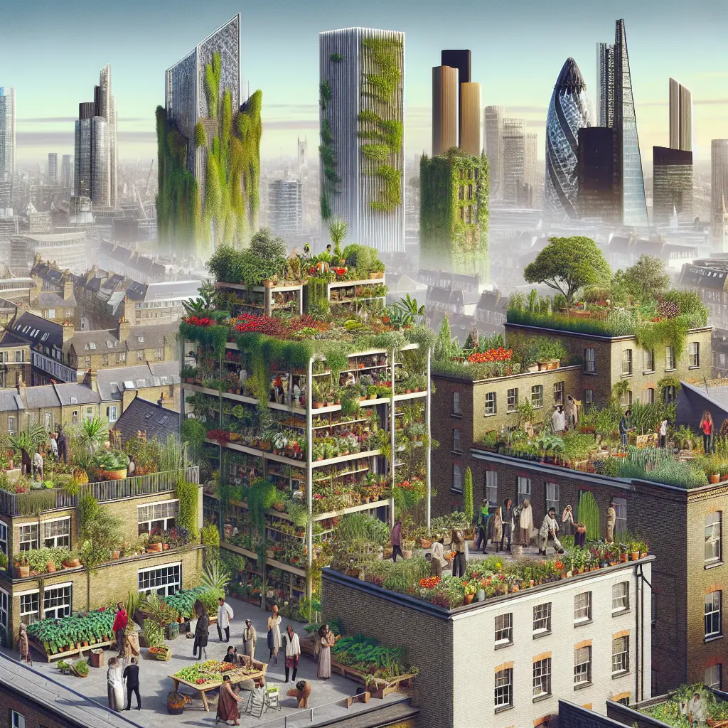 Representation of The Rise of Urban Gardening in UK Cities