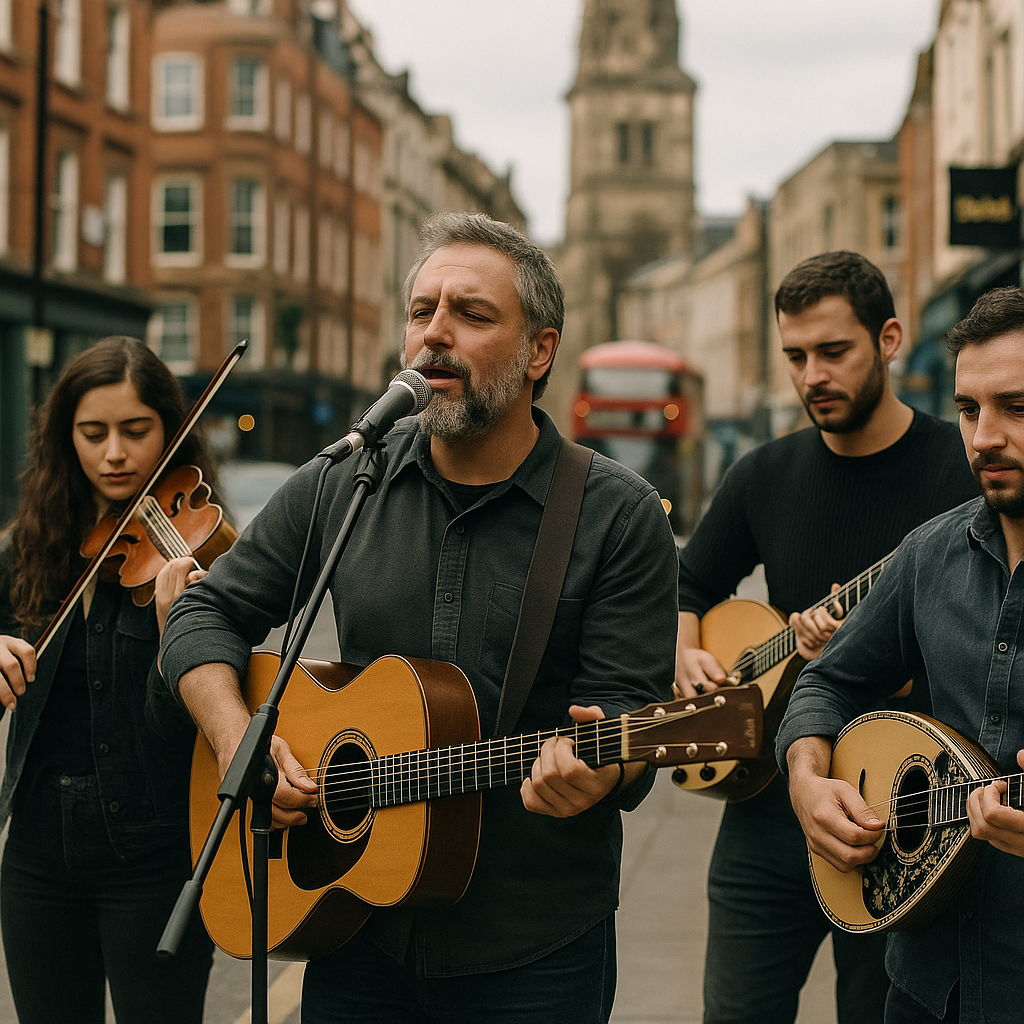 Representation of Cypriot musicians perform with Alkinoos Ioannidis in concerts across London, Manchester and Edinburgh