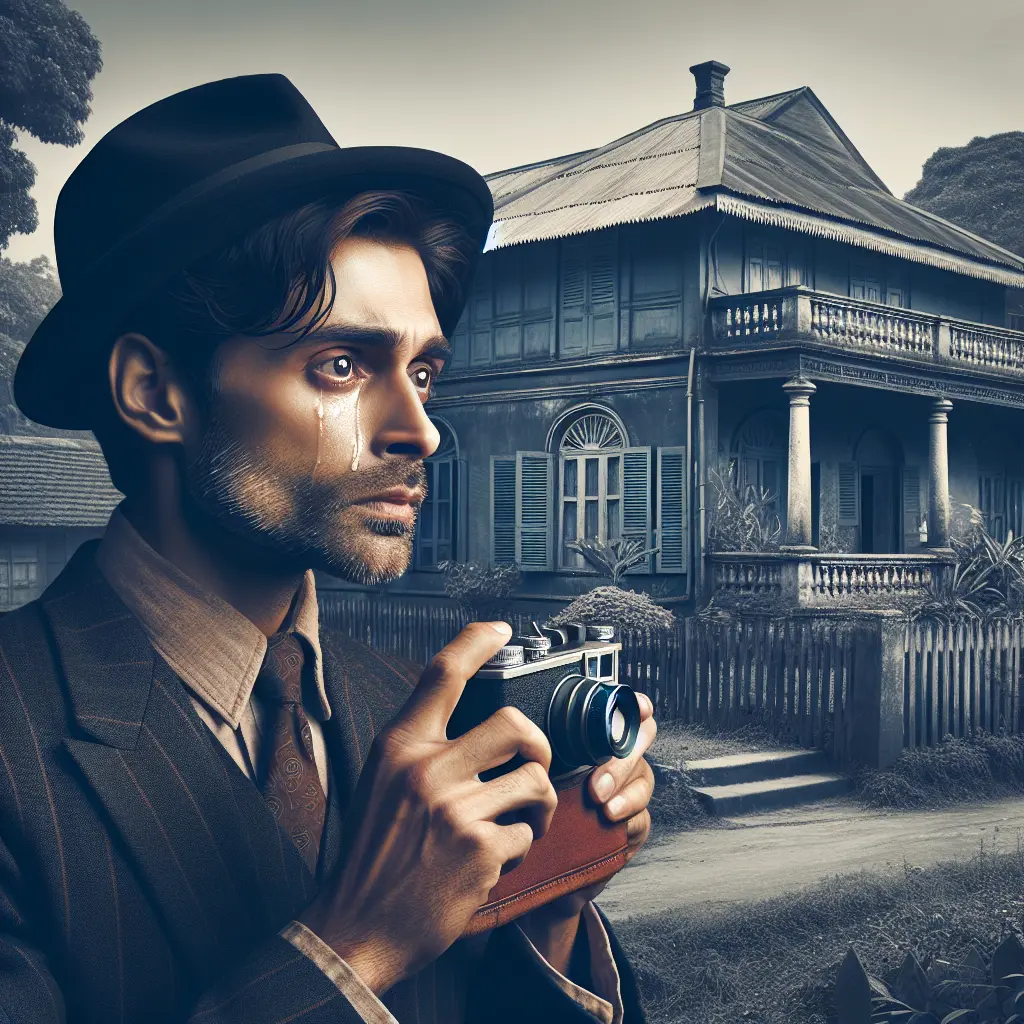 Representation of Man of Indian Descent Returns from UK and Becomes Emotional Visiting His Childhood Home
