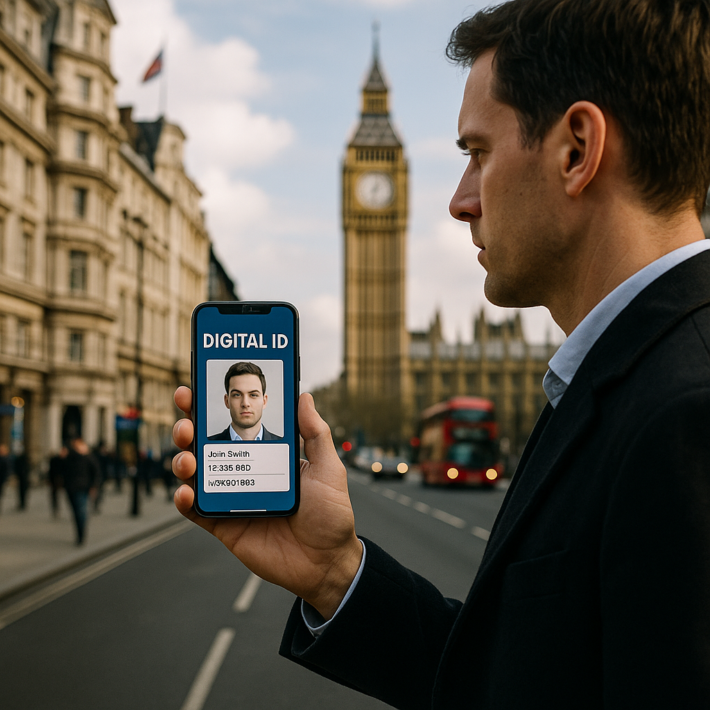 Representation of New developments in the UK’s digital ID initiative unveiled today