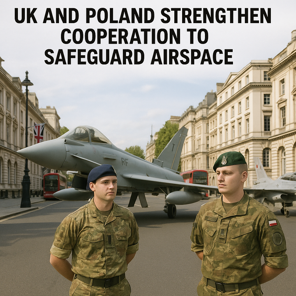Representation of UK and Poland Strengthen Cooperation to Safeguard Airspace